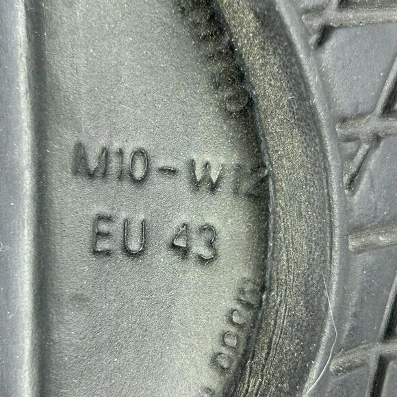 OOFOS OOahh Slide Sandals Mens US 10 Recovery Black Athletic Comfort Shoes - Picture 9 of 10